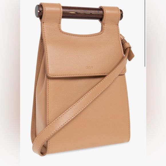 Chloe taupe magda top handle bag . Authentic - Picture 4 of 16